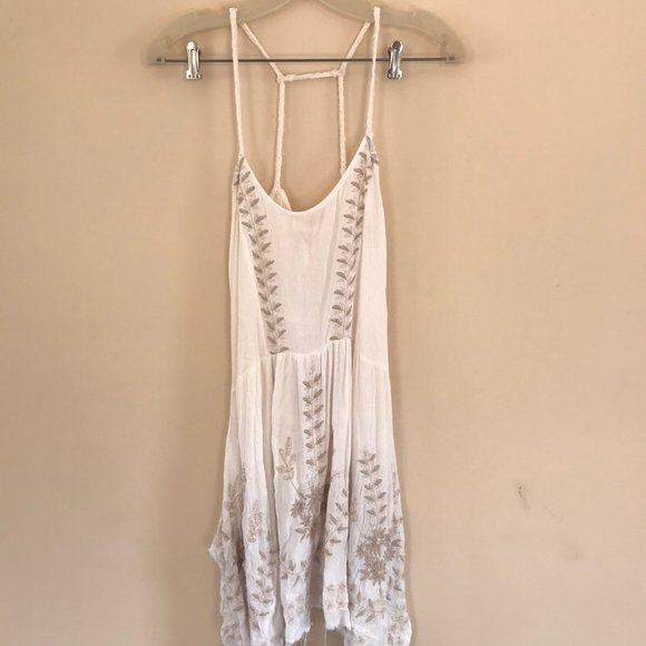 Free People Dresses & Skirts - Free People Embroidered Tank Dress